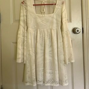 Altar'd State White Lace Dress