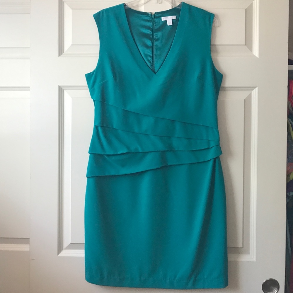 New York & Company Stretch Green Dress