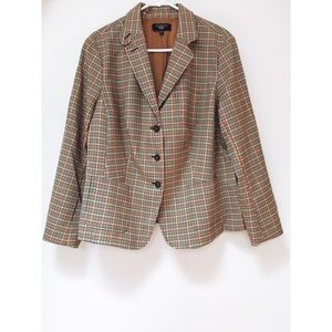 Talbots Plaid Women's Blazer