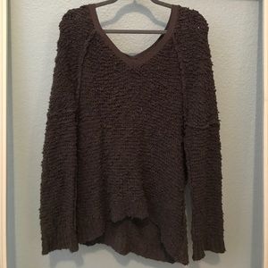 Free People Knit Brown Sweater