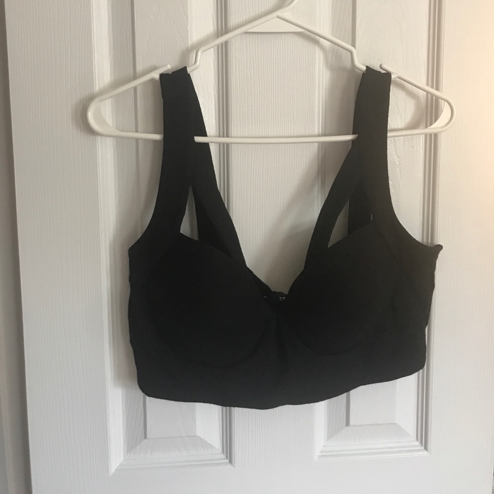 Corset-style Crop Top