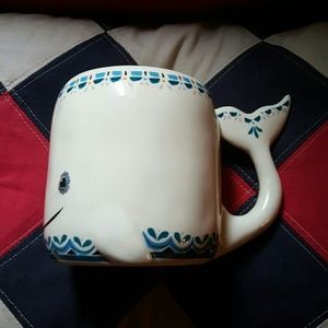 New - Natural Life Folk Art Mug - Whale