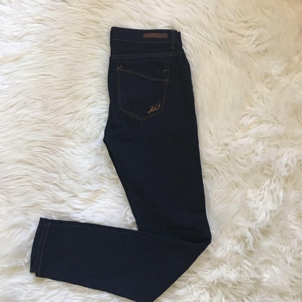 NWOT EXPRESS Denim Dark Wash High Waist Jeans 8