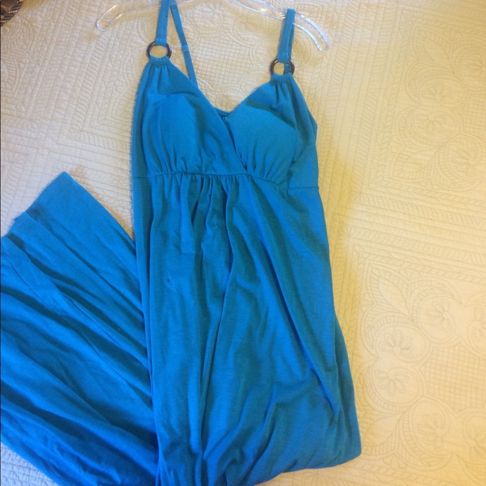Allison Britney-Maxi Turquoise/Teal Blue