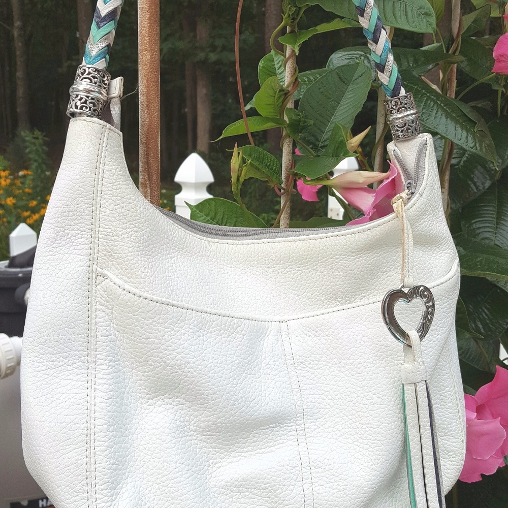 BRIGHTON Barbados Hobo Ziptop Shoulder Bag