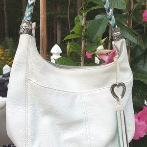 BRIGHTON Barbados Hobo Ziptop Shoulder Bag