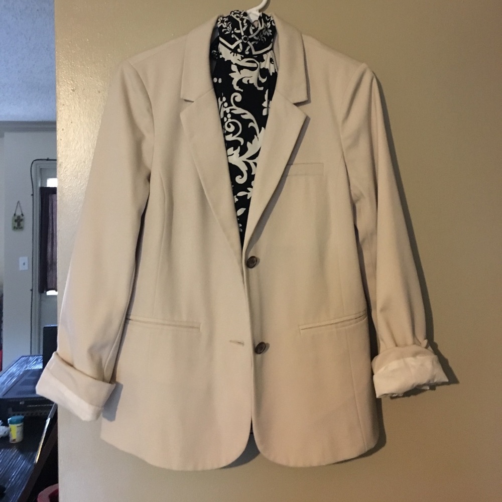 Cream blazer