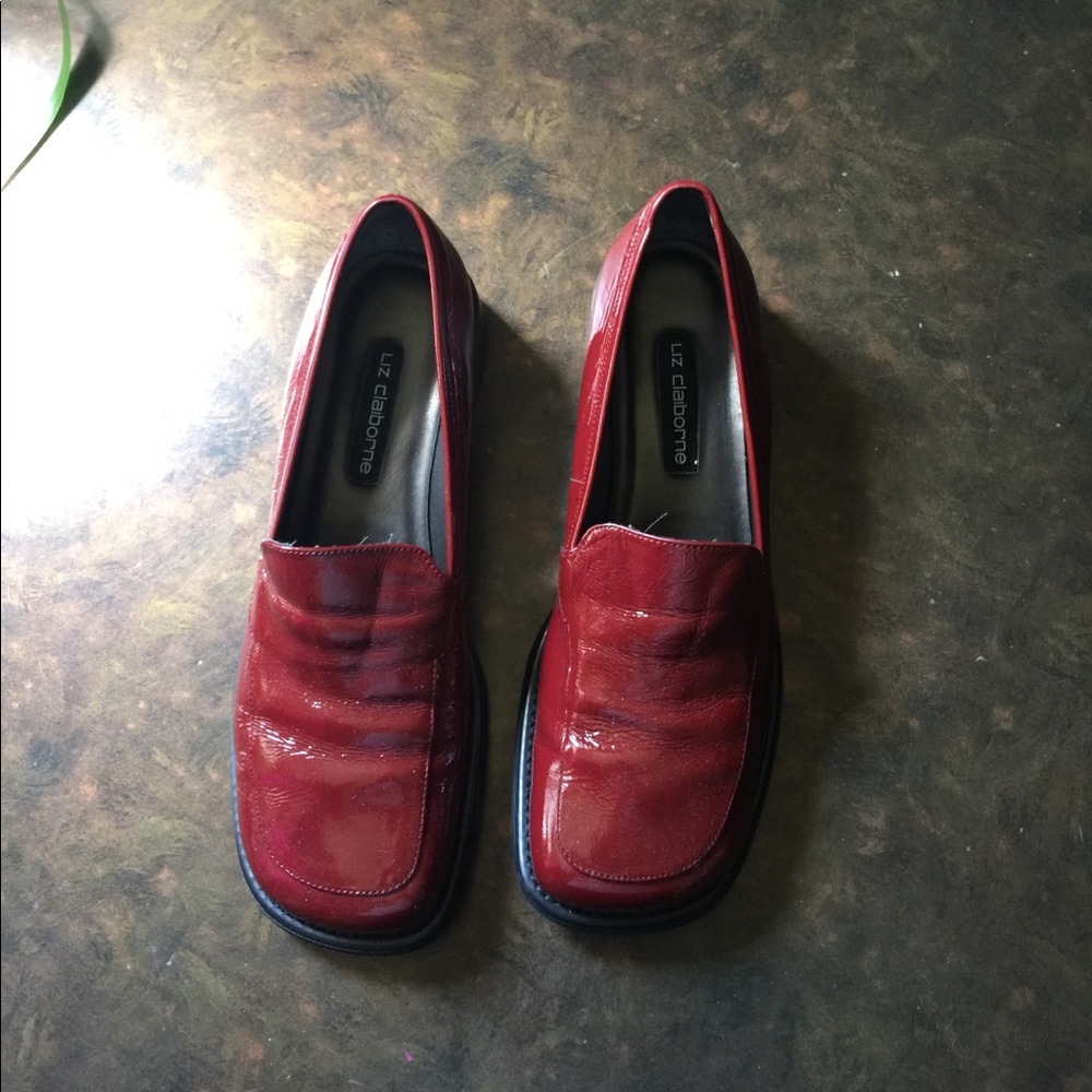 Liz Claiborne red shoes