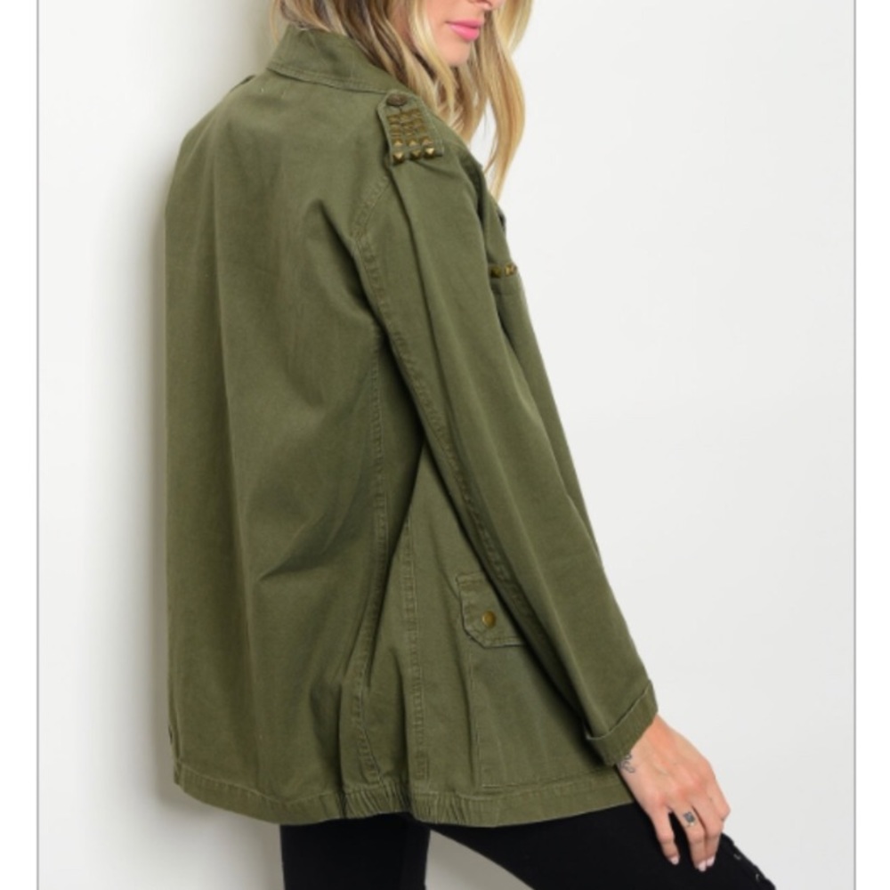 🎉TODAY ONLY SALE🎉Utility Olive Jacket - Picture 2 of 2
