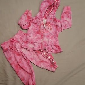 Pink Hello kitty set