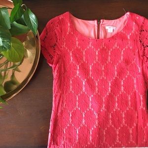 Lacy Coral Sun Dress