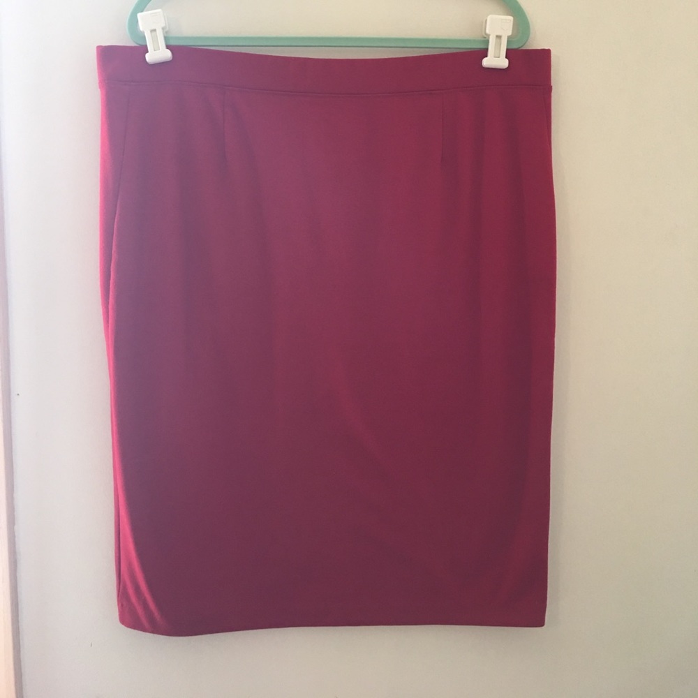 Merona Red Pencil Skirt
