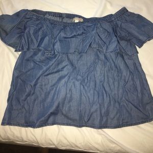 Denim top