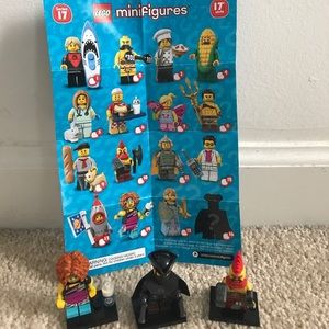 Lego minifigures series 17 lot of 3