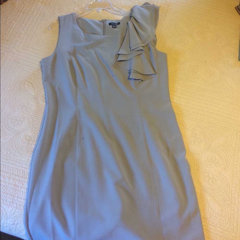 Voir Voir Light gray mid length dress