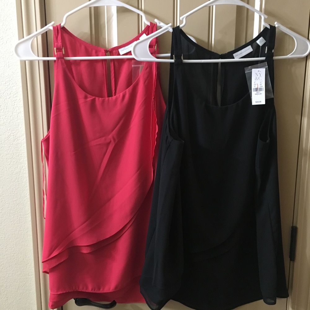 NWT Lot of 2 dressy tops