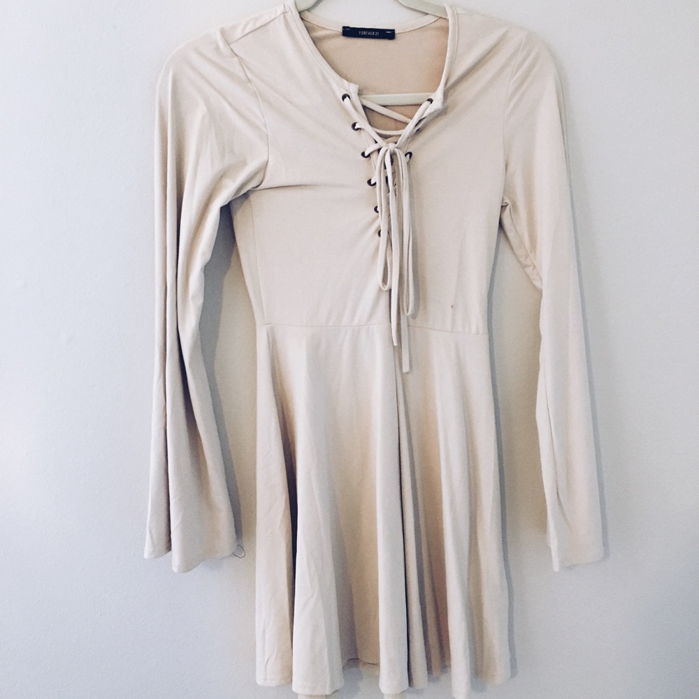 Faux Suede Dress