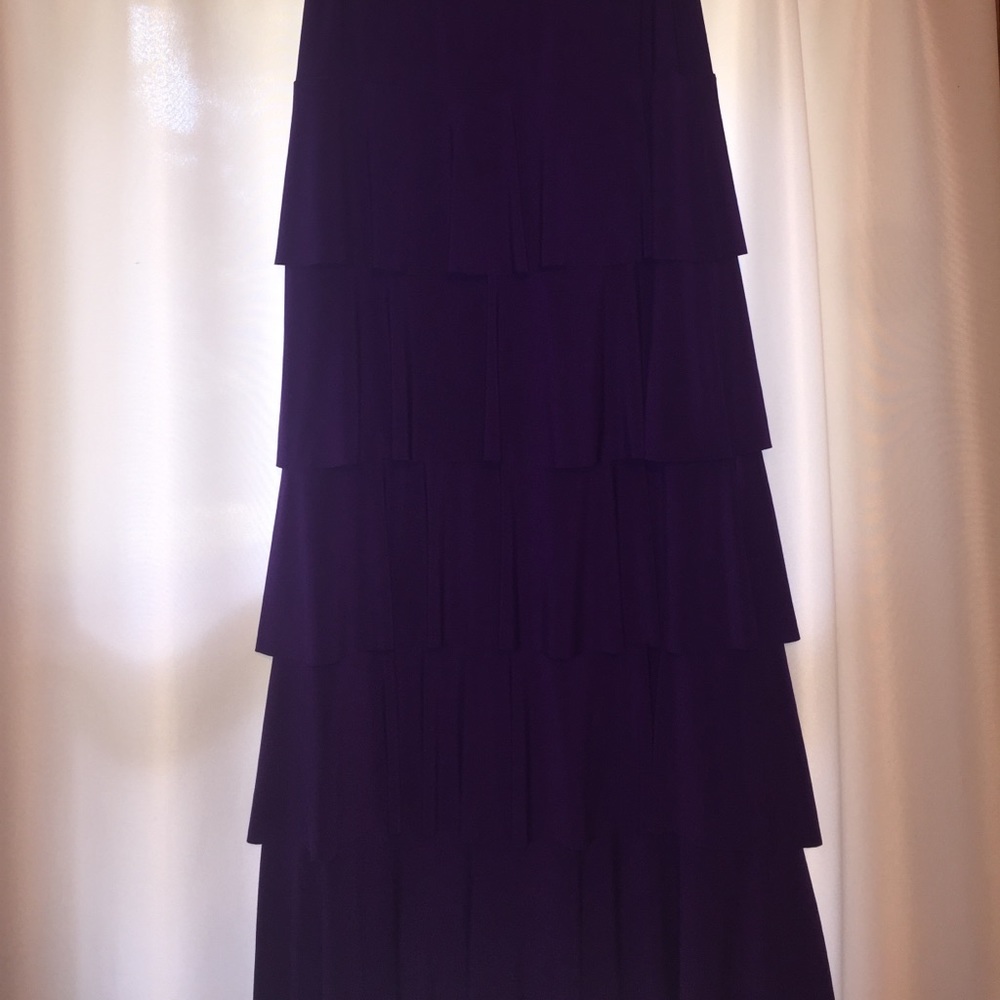 Purple ruffle layer skirt💜
