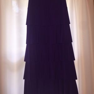 Purple ruffle layer skirt💜