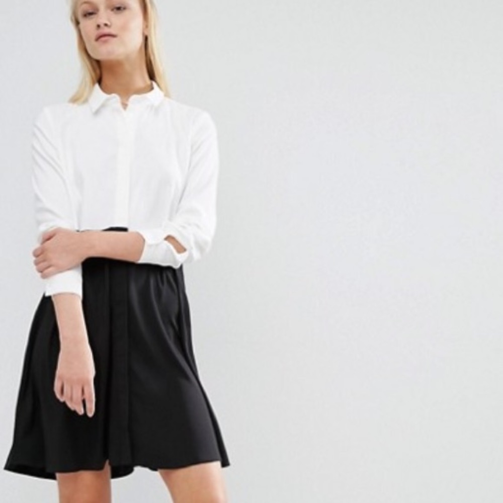 ASOS Color Block Shirt Dress