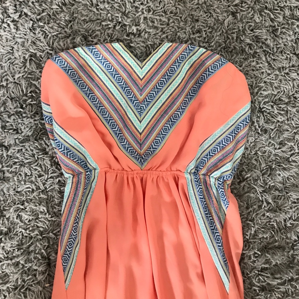Orange Maxi Dress- boutique