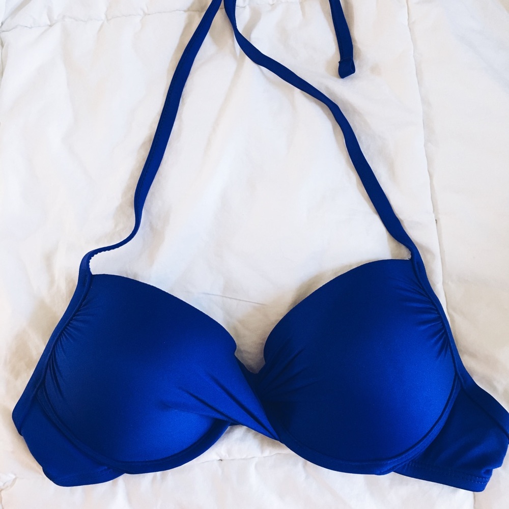 Royal Blue Bikini Top