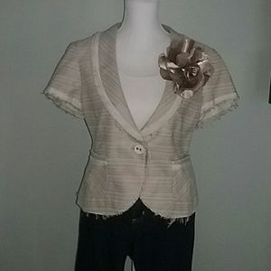 WHBM Cap Sleeve Jacket