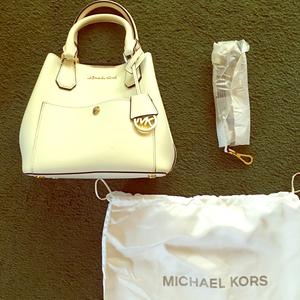 Michael Kors White Handbag