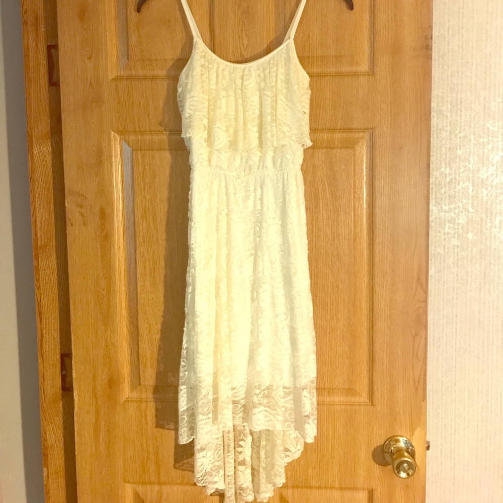 Lace creme dress