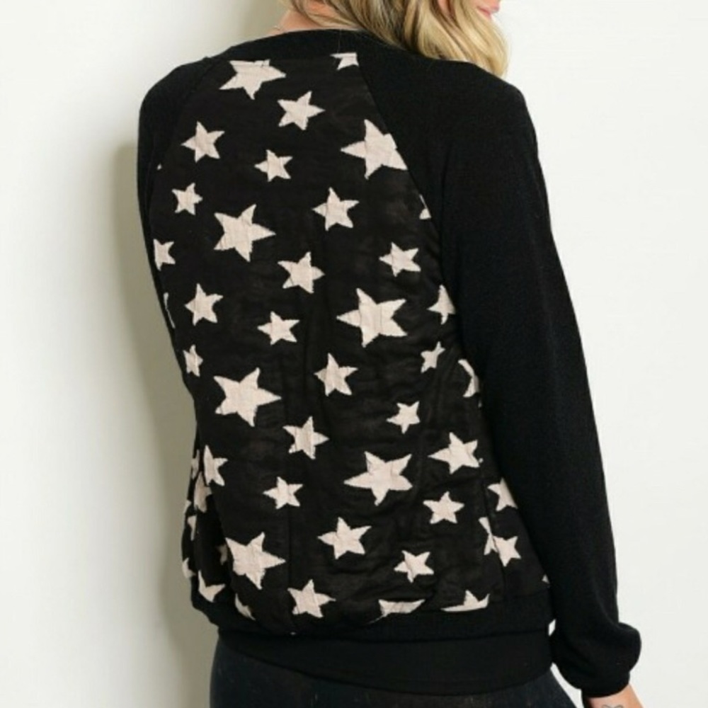 🎉TODAY ONLY SALE🎉Star Bomber Jacket - Picture 2 of 2
