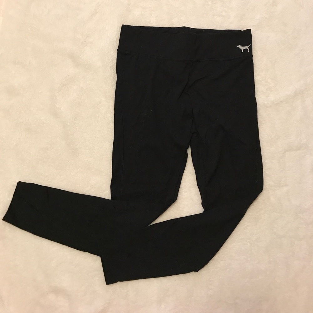 Plain Black PINK leggings