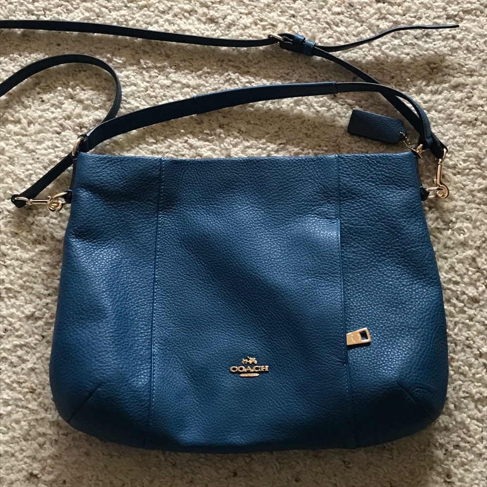 Coach Isabelle Teal Crossbody Bag