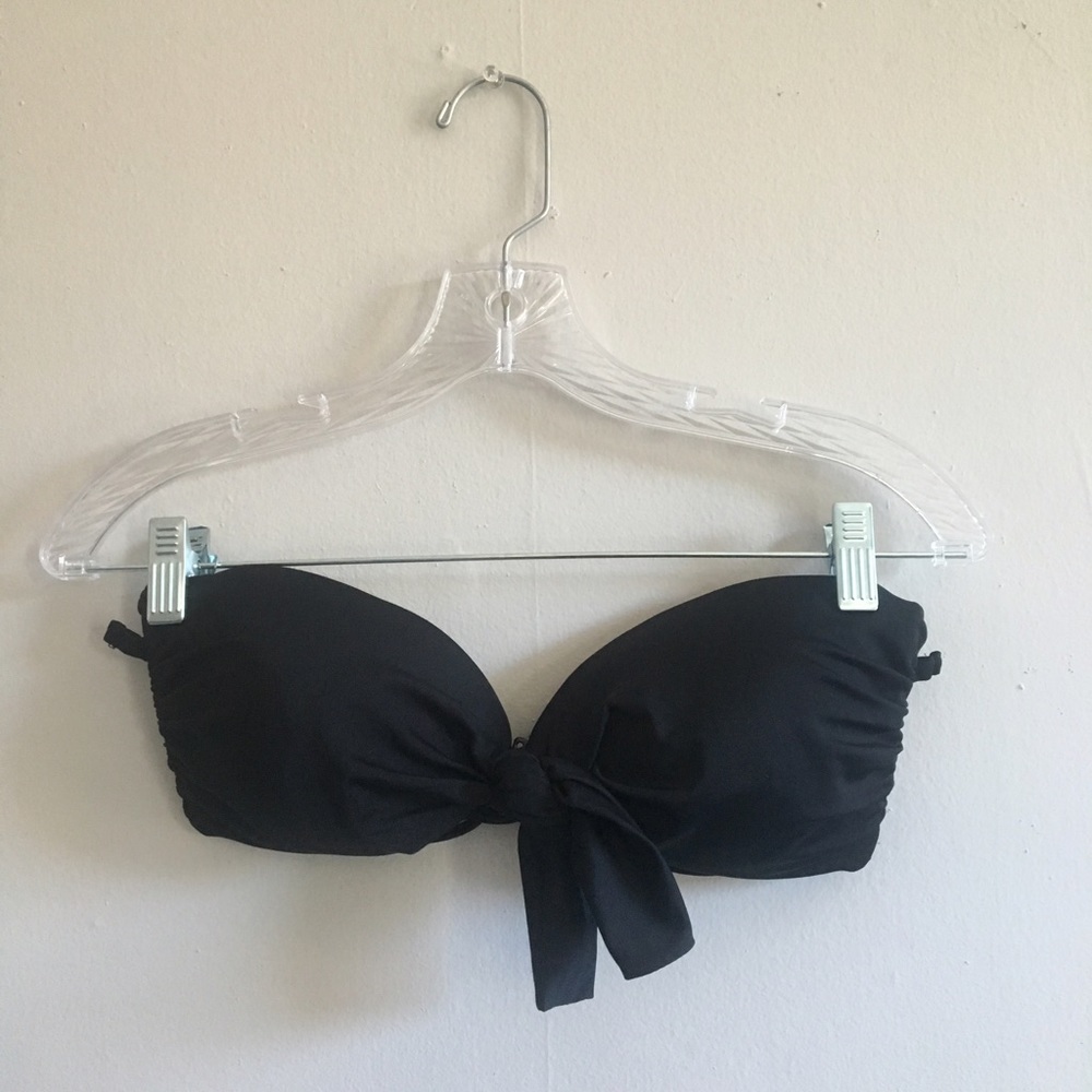 Black bathing suit top