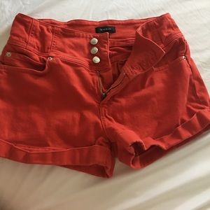 Red shorts