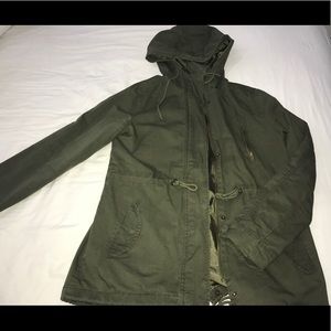 "Ambiance" Green Army Jacket