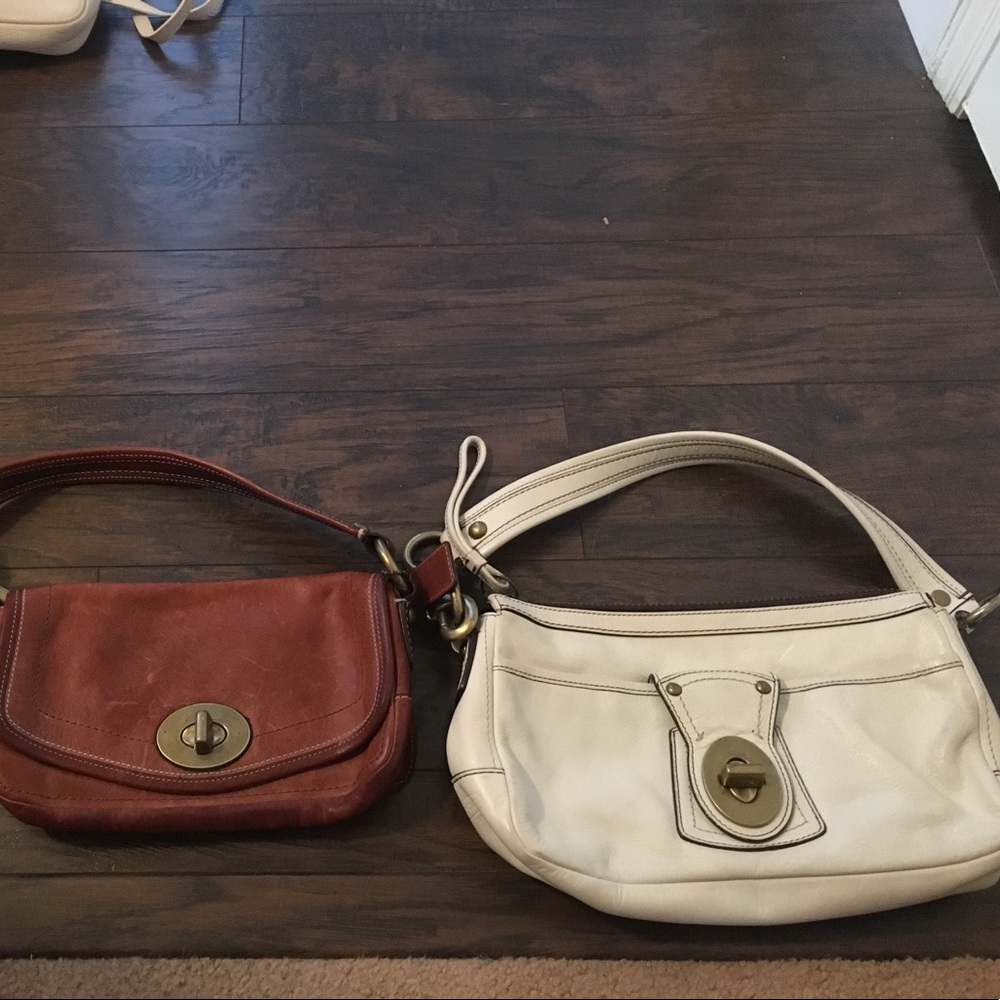 coach legacy leather shoulder bags