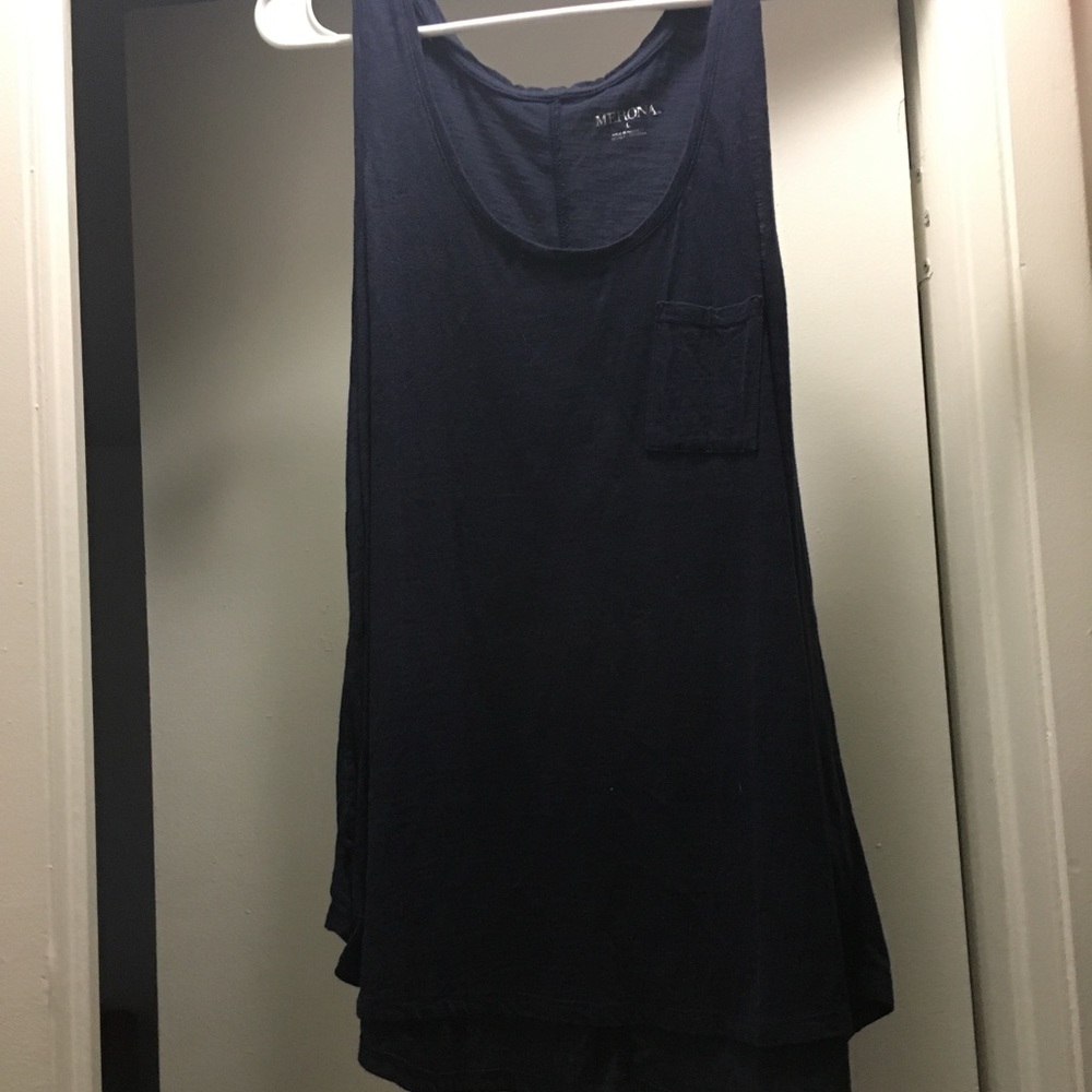 Navy blue tank top