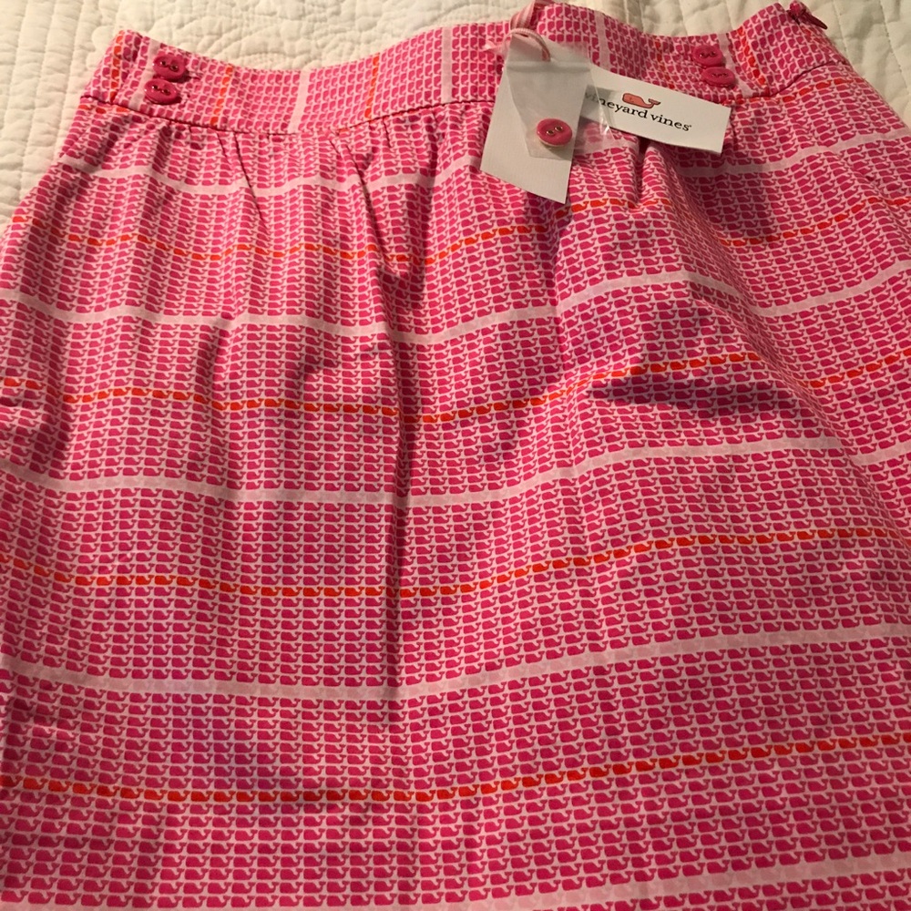 Vineyard Vines Whale print skirt Sz 0