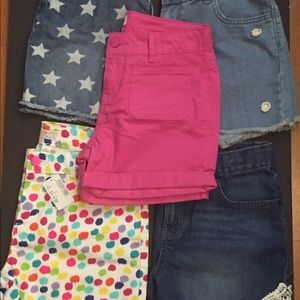Girls size 14 Bundle shorts 5 pair