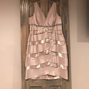 Alex Evening cream dress