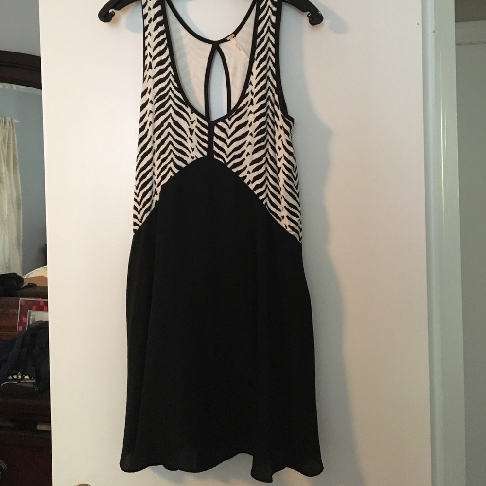 Free People zebra print dress