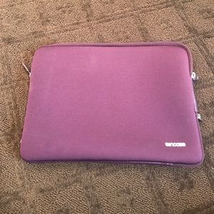 Incase purple macbook pro computer case