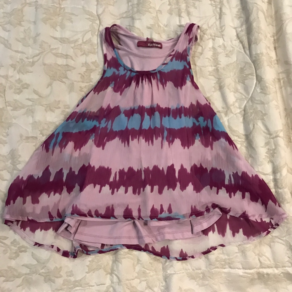 Cute purple flowy top