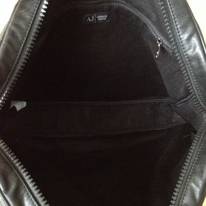 armani jeans bag black