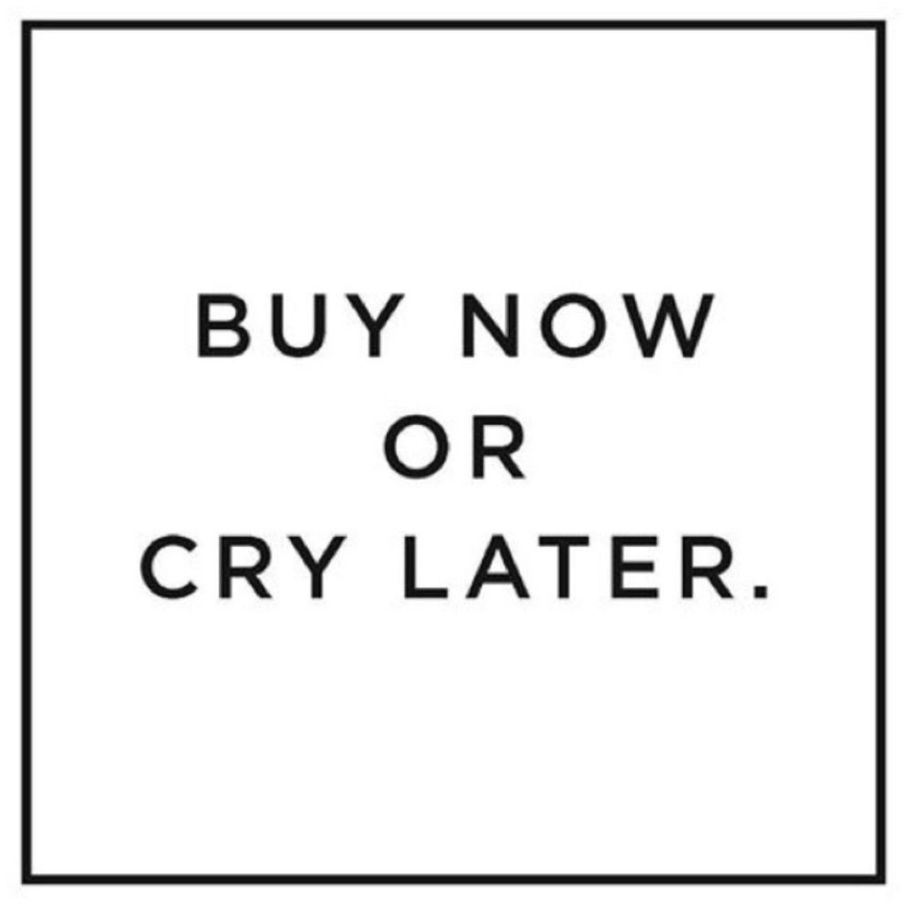 Everything must go!