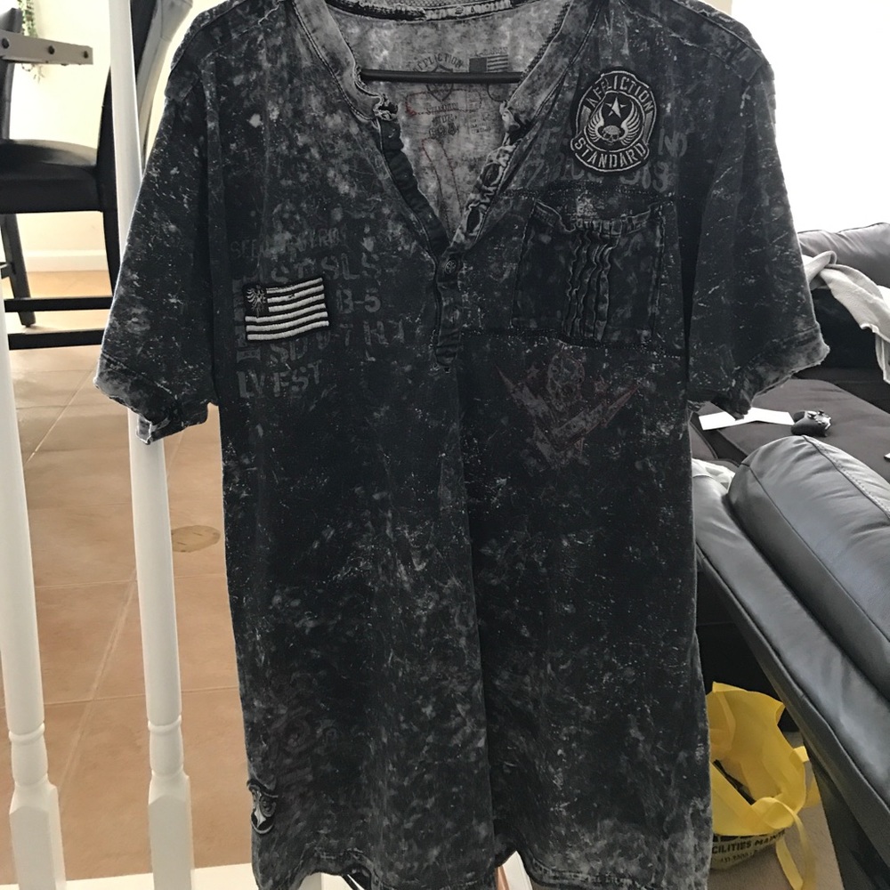 Men's affliction shirt