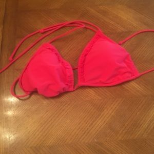 Hot pink bikini top