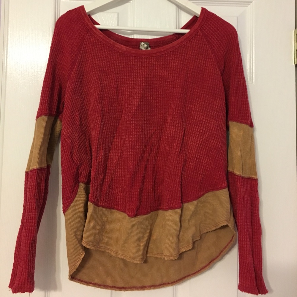 Free People Waffle Long Sleeve