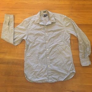 Checkered button-down shirt