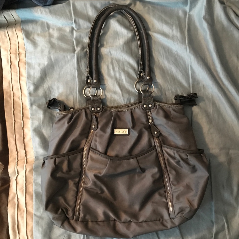 Carters- Baby shoulder bag- Charcoal Gray